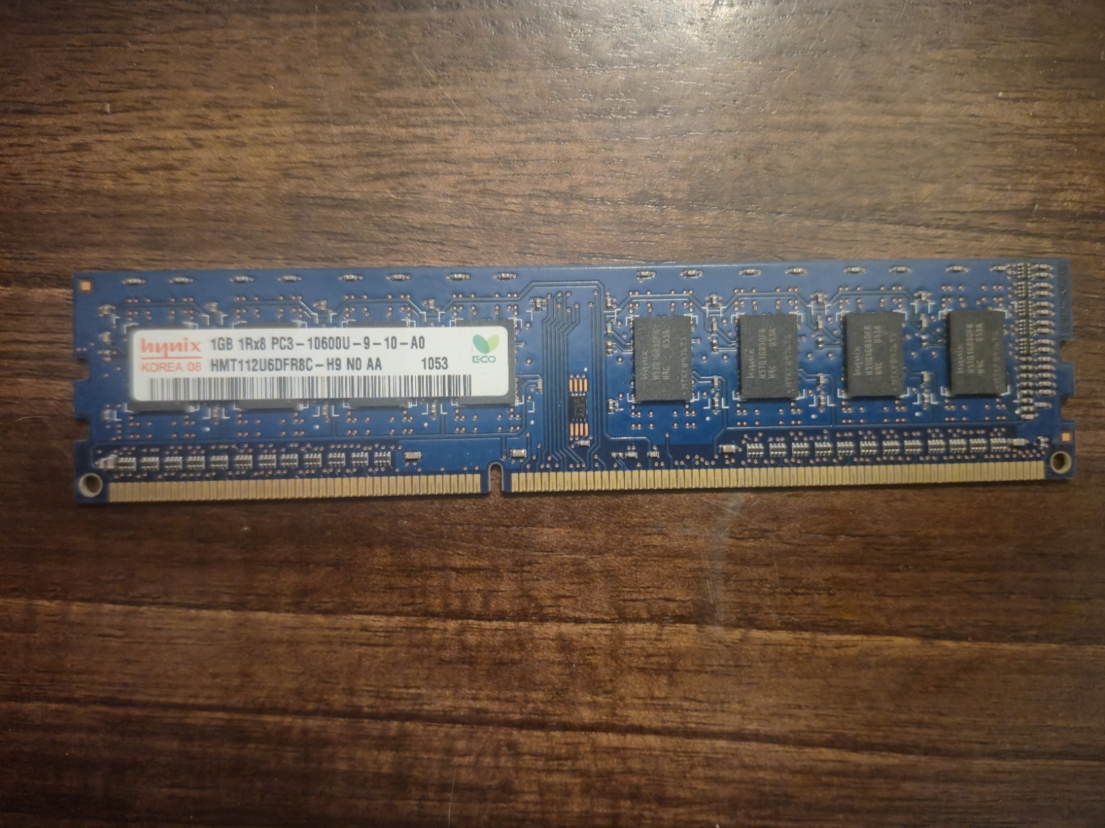 SK Hynix 1x1GB DDR3-1333MHz (PC3-10600) Desktop Memory