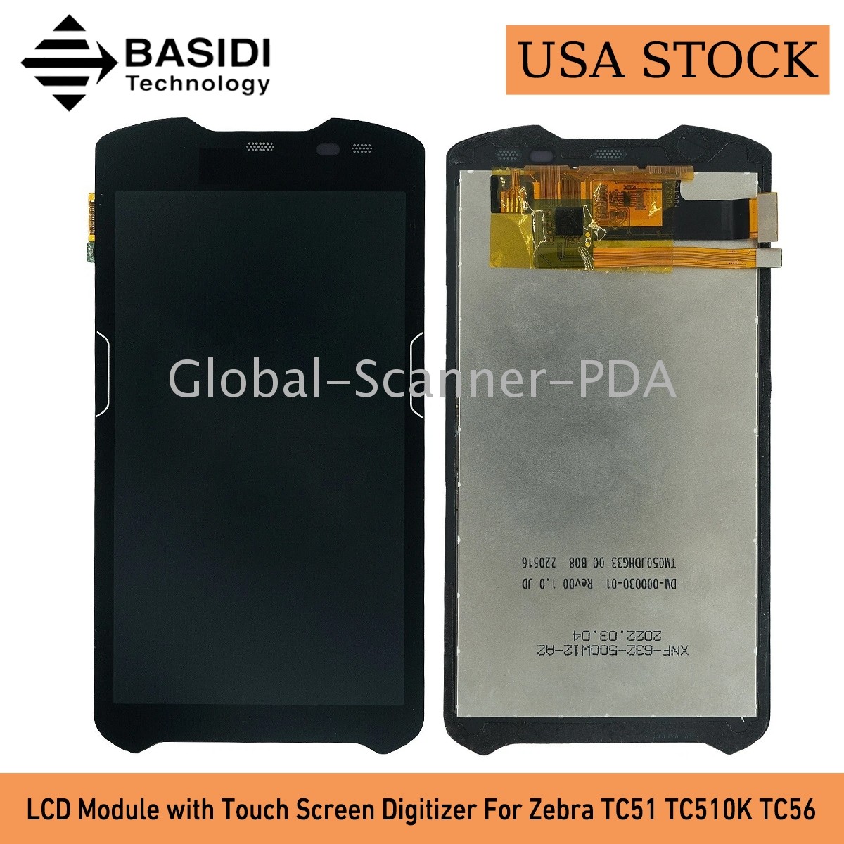 🔥LCD Display with Touch Screen Digitizer For Zebra TC51 TC510K TC56 OEM STOCK🔥