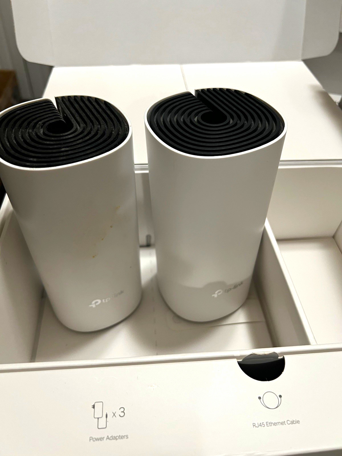 TP-LINK Deco W2400 AC1200 Dual-Band Mesh Router, 2x RJ45 Ports, White