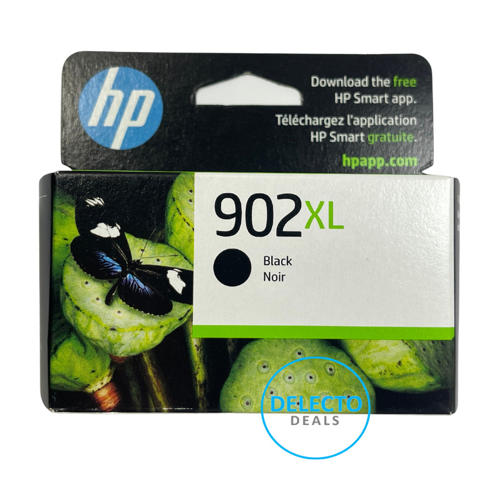 GENUINE HP 902XL BLACK INK Cartridge (T6M14AN) OFFICEJET SEALED BOX 2027