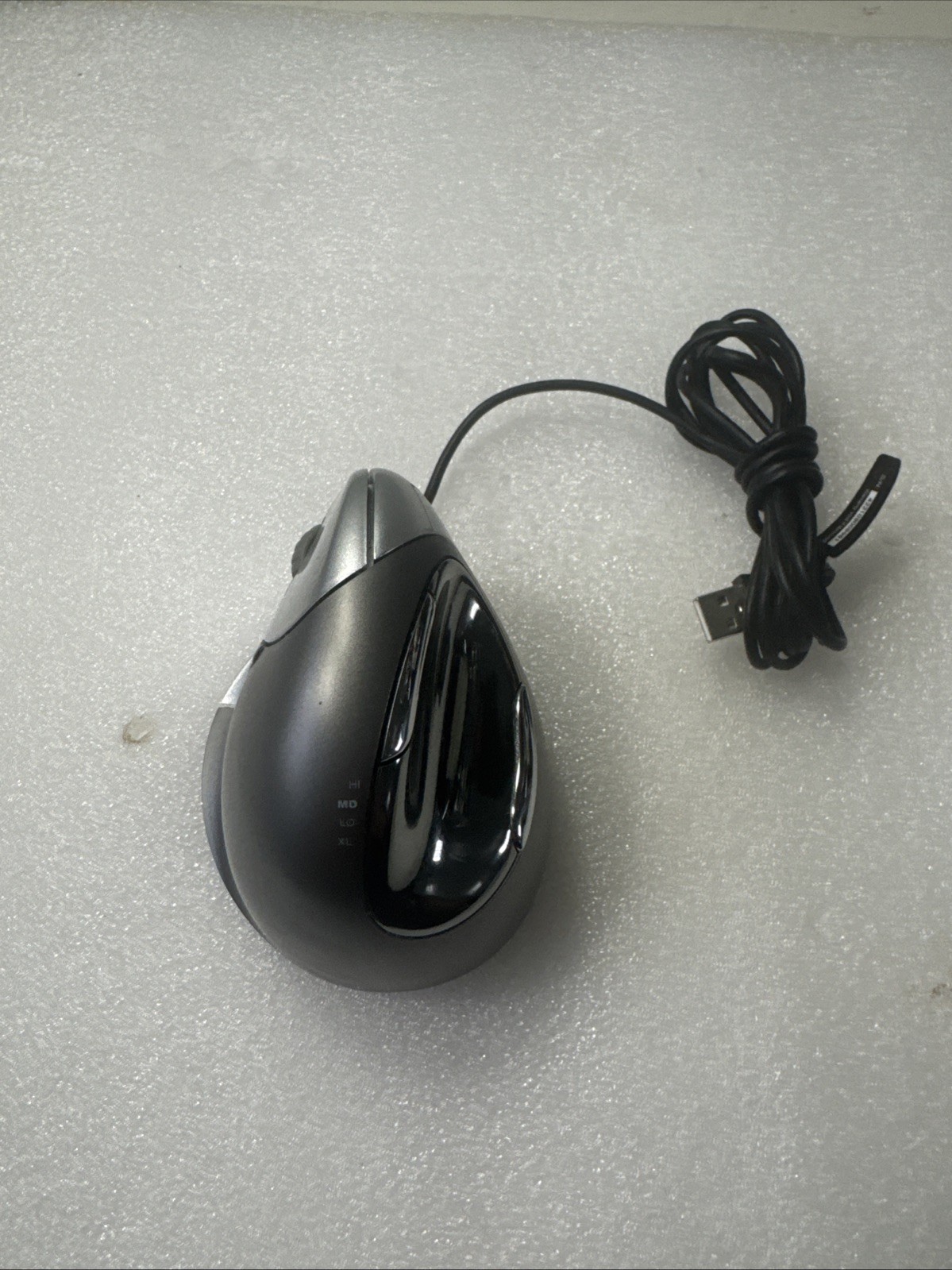 EVOLUENT VM4L Vertical Mouse 4 Left Handed Ergonomic Optical Mouse Wired