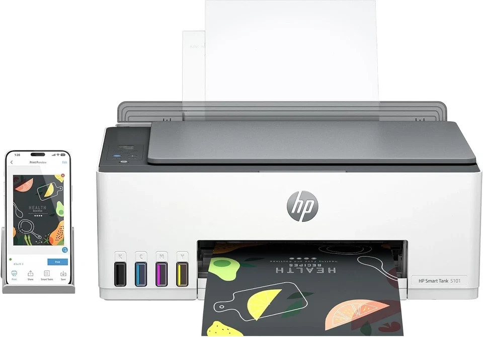 HP 5101 SMART TANK ALL -IN-ONE INK JET PRINTER NEW LIQUIDATION SALE