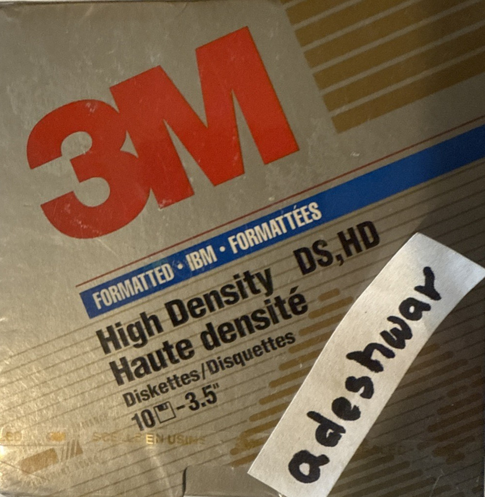 3M Floppy Disks 1.44 MB *** TESTED FOR QUALITY IN 2025 *** VINTAGE OLD STOCK