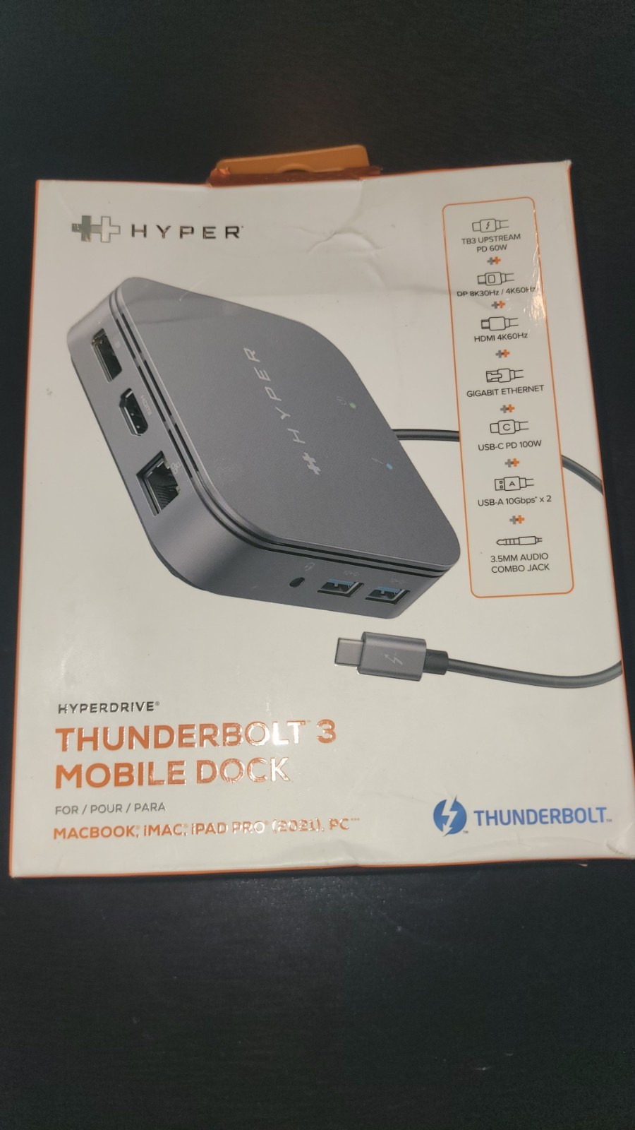 Hyperdrive Thunderbolt 3 Mobile Dock