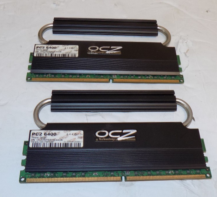 OCZ Reaper Series PC2-6400 4GB 2 X 2GB 800mhz DDR2 Ram OCZ2RPR800C44GK