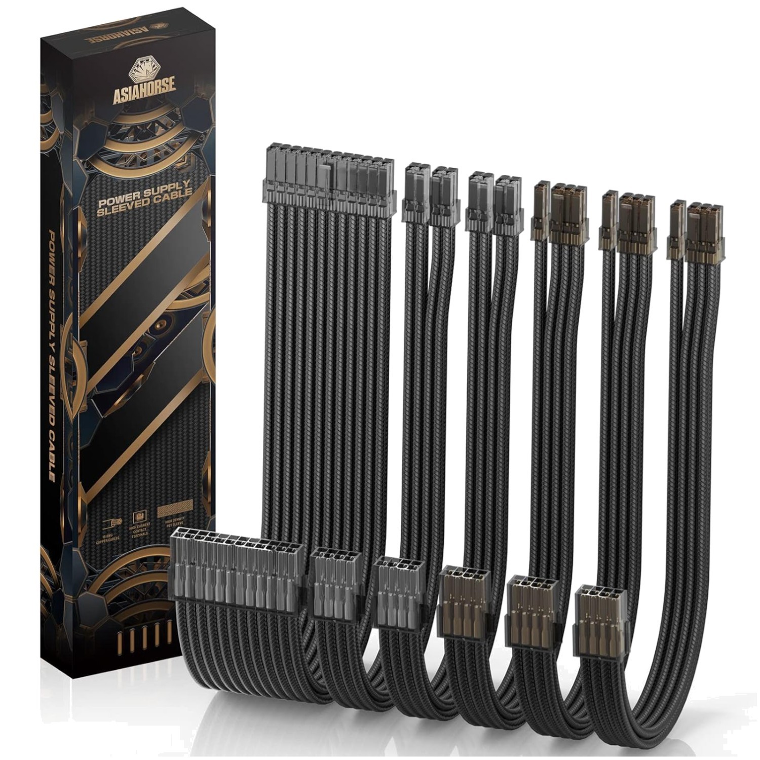 High-Quality 24Pin/4+4/6+2 Sleeved Cables