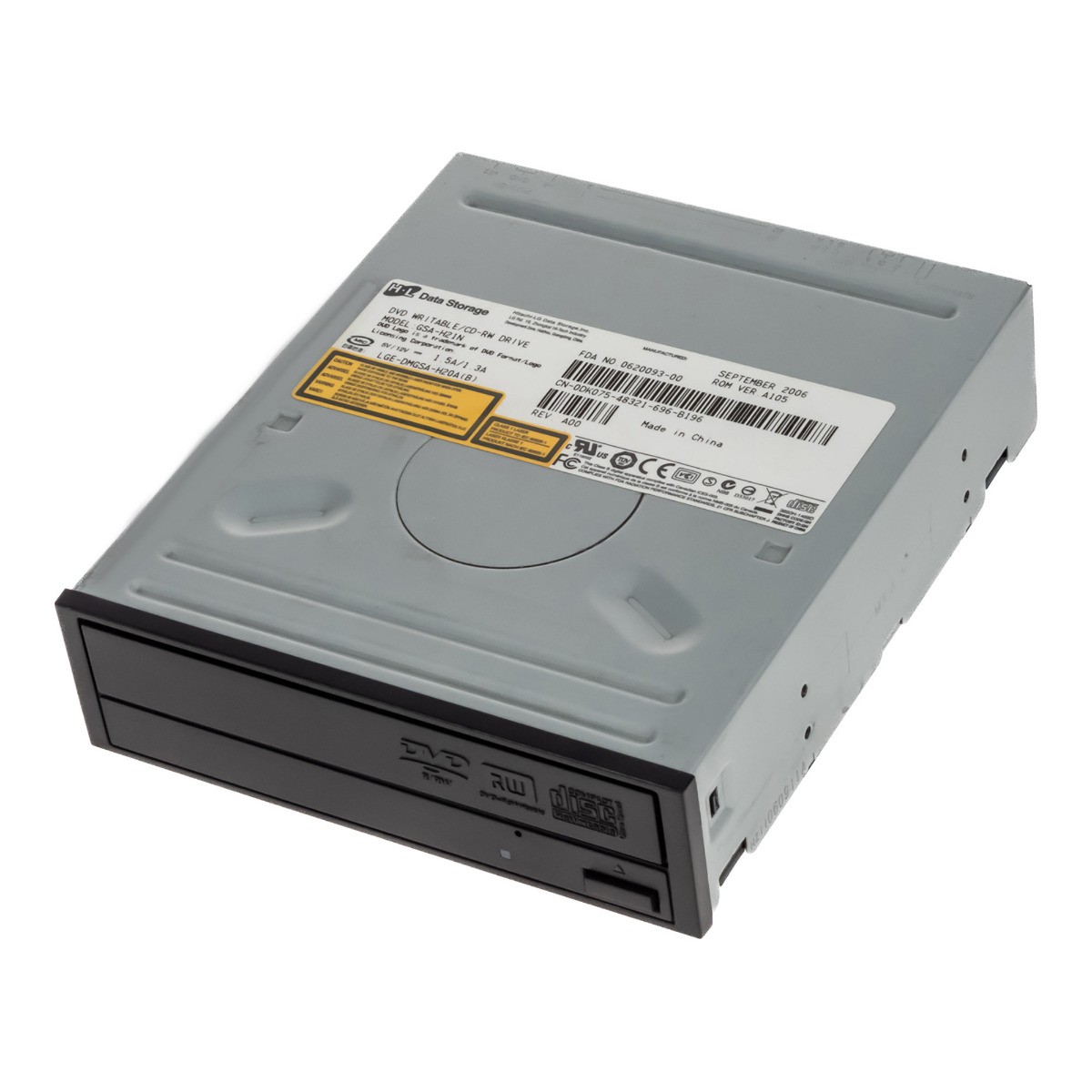 Internal Drive Burner HITACHI LG GSA-H21N DVD WRITABLE/CD-RW DRIVE IDE 5.25