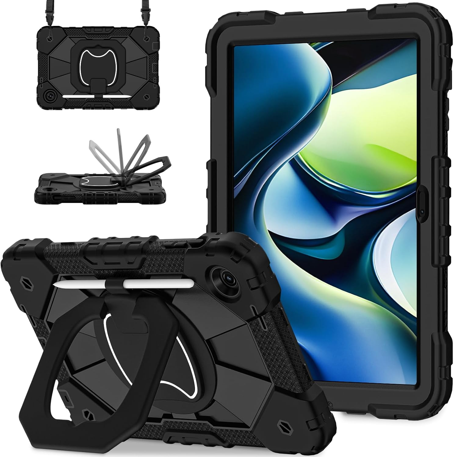 for T-Mobile Revvl Tab 2 Case 10.1 Inch 2025, Black