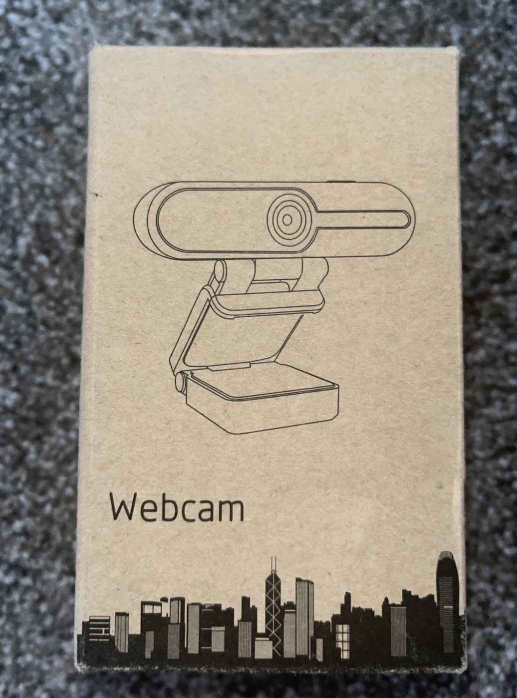 Webcam N5 HD 1080p Black Web Camera USB Computer with Microphone
