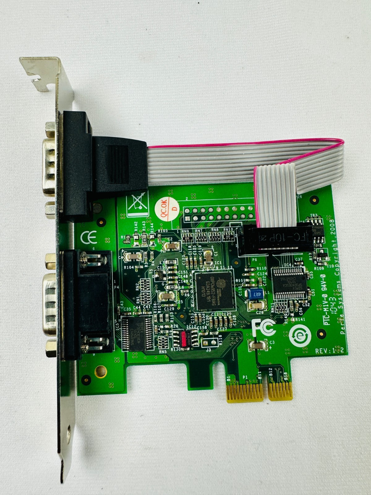Perle Systems 04003310 SPEED2 LE Express Dual Serial Ports PCI-E Adapter Card