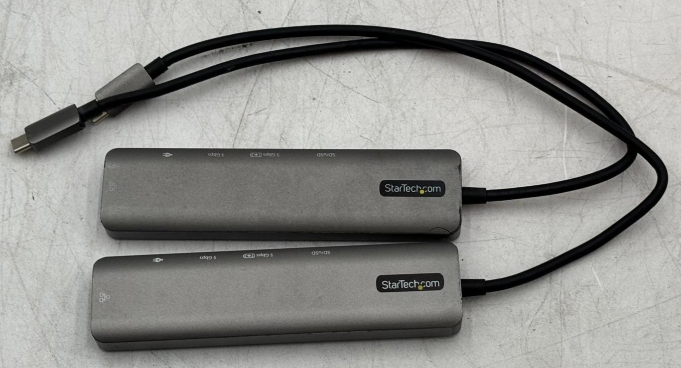 Lot of 2 StarTech USB C Multiport Adapter for USB-C Laptop/Tablet DKT30CHSDPD1