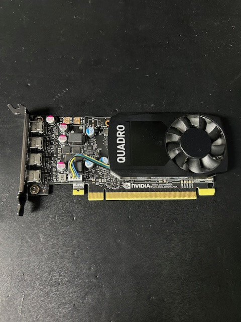 Nvidia Quadro Half Hight P620 2GB GDDR5 PCIE Graphics Card - 4x Mini DisplayPort