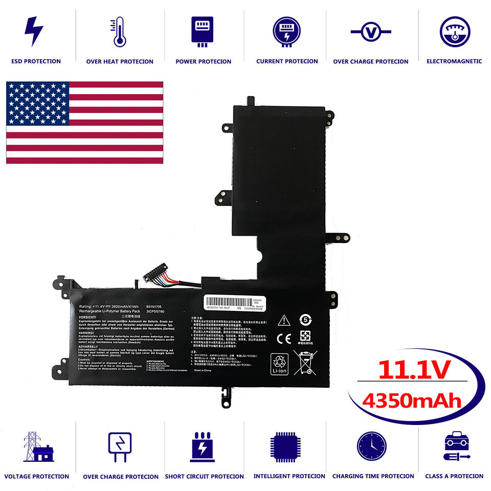 B31N1705 Battery for Asus VivoBook Flip 14 TP410UF Q405UA 14 TP410UA-IB72T