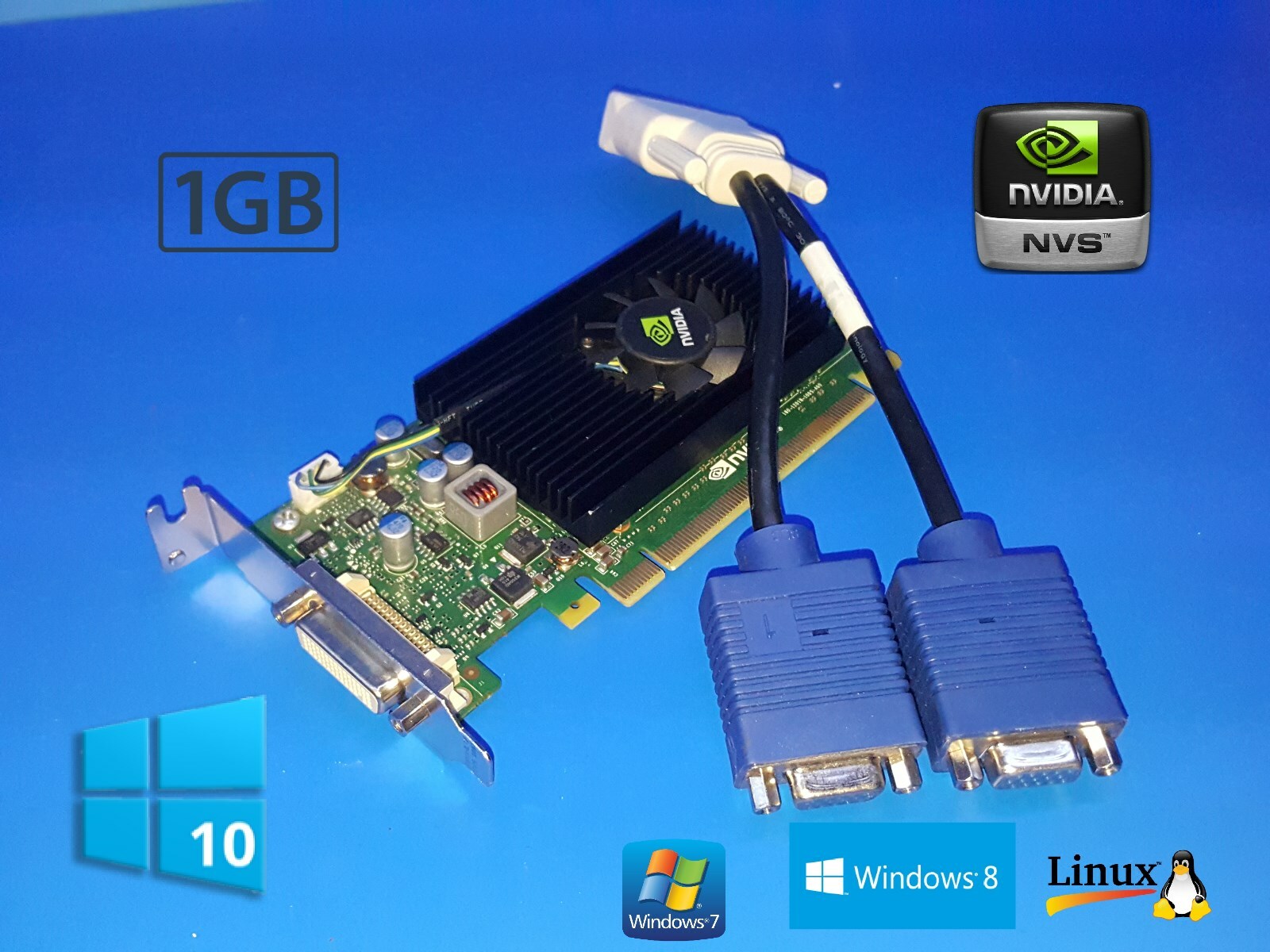 eMACHINES EL1333 EL1333G EL1352 EL1352G EL1358 1GB Dual VGA Video Graphics Card