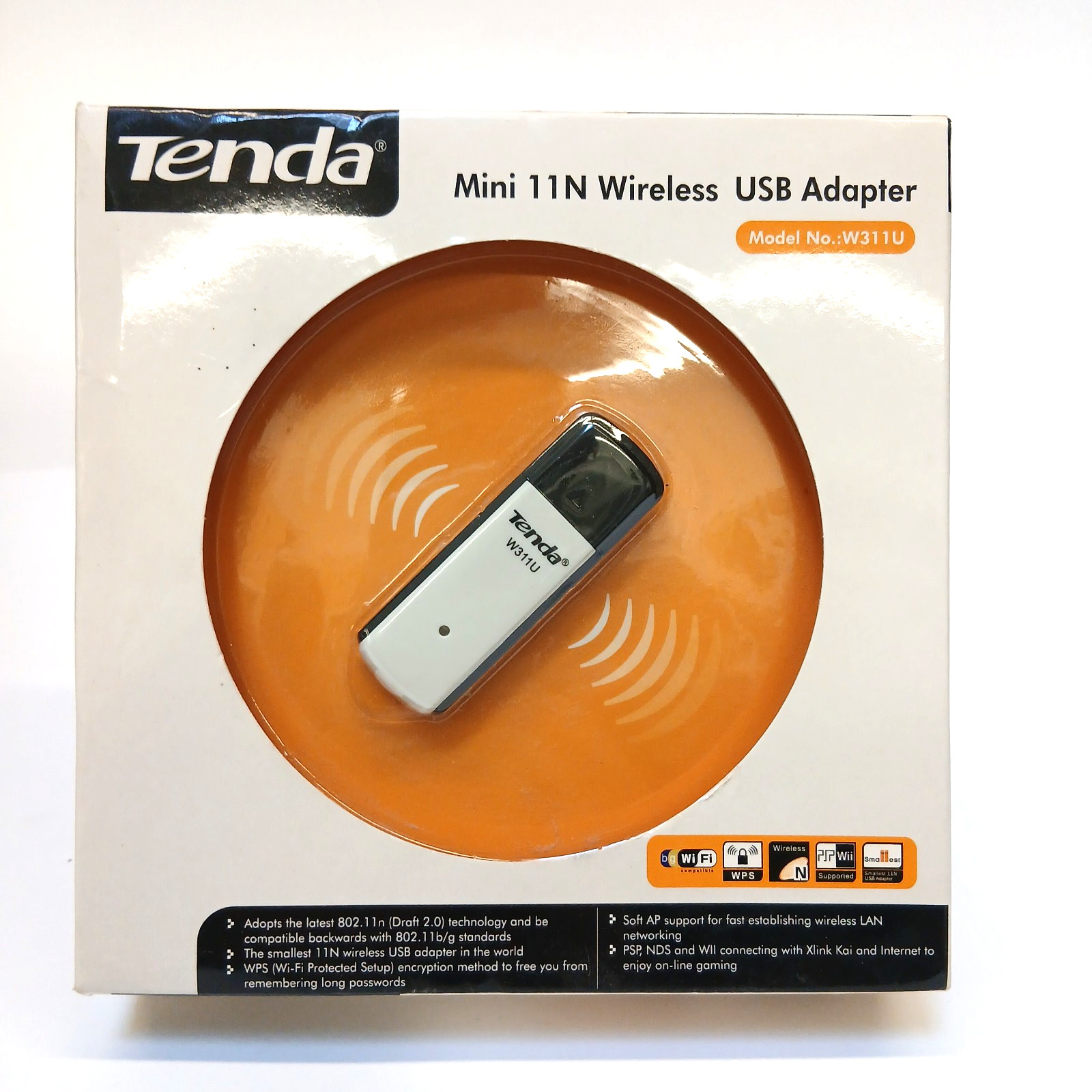Tenda W311U Mini 11N Wireless USB Adaptor