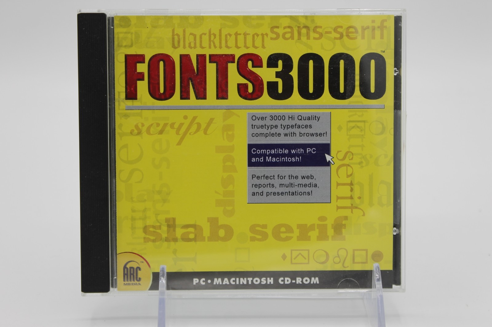 Vintage arcMedia - Fonts 3000 - Over 3000 TTF Font - CD-ROM PC/Mac