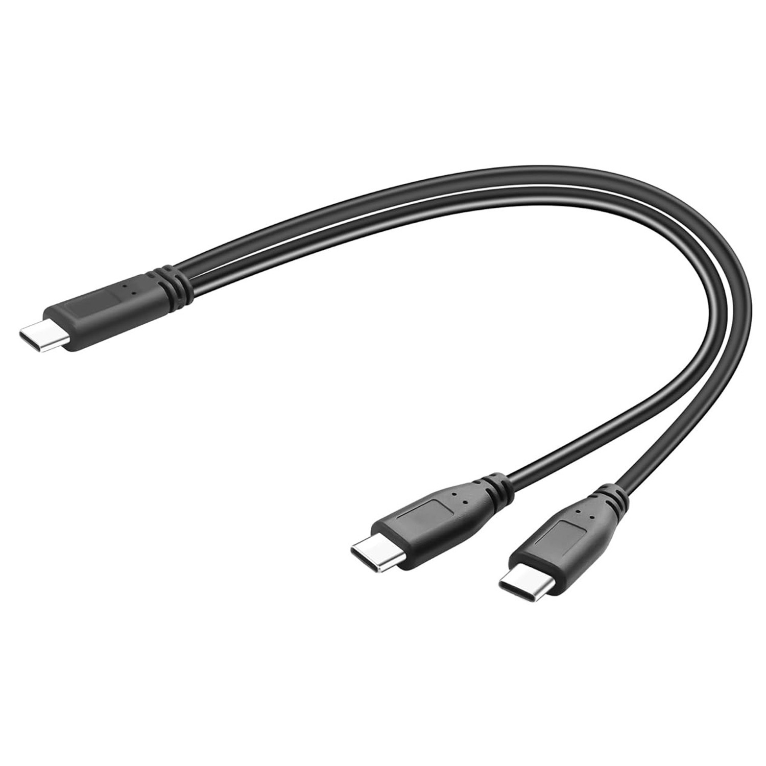 10x USB C Male to 2 Dual USB C Male Y Splitter Extension Charging Charger Cable