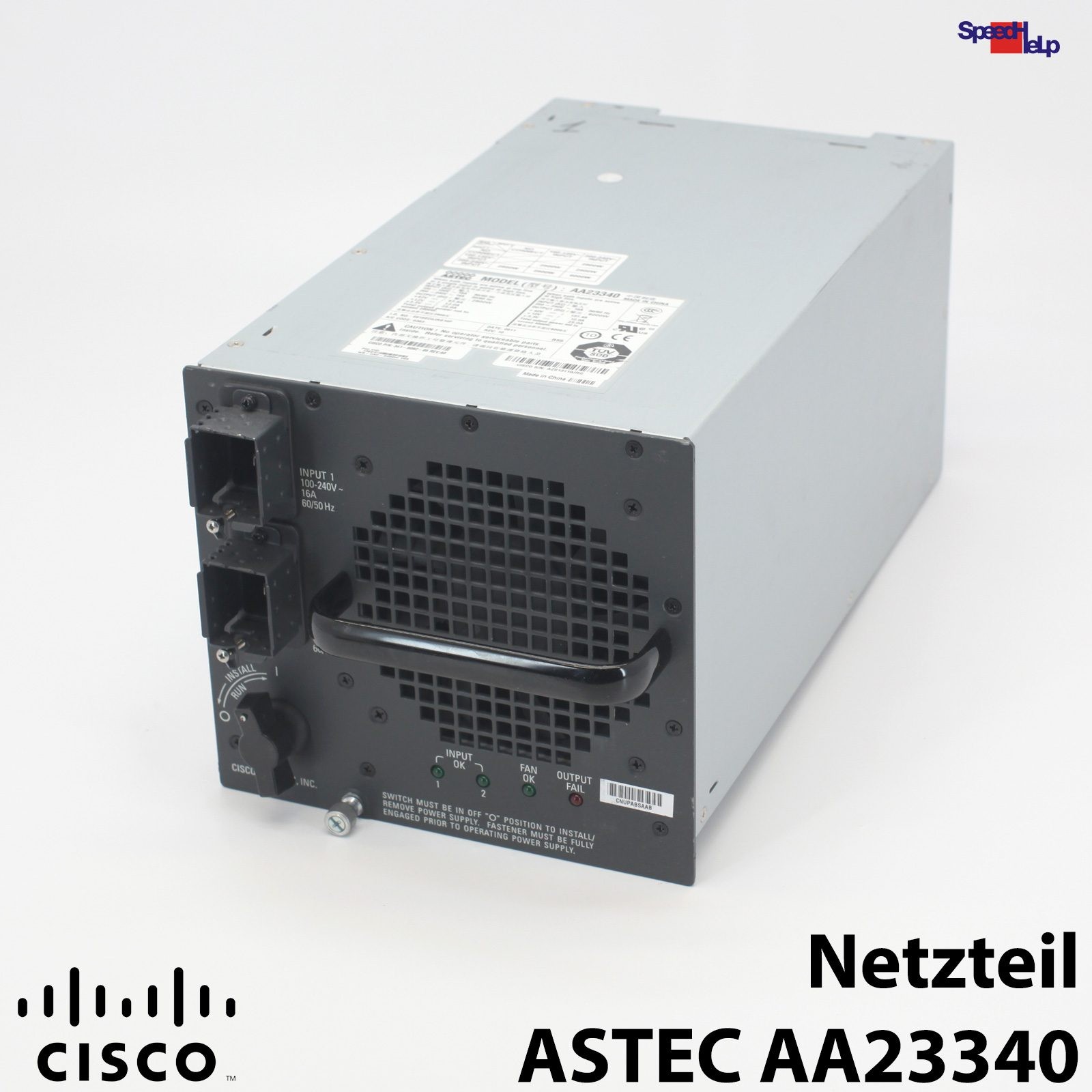 ASTEC AA23340 Power Supply PSU 6000W Cisco Catalyst P/N: 341-0092-05