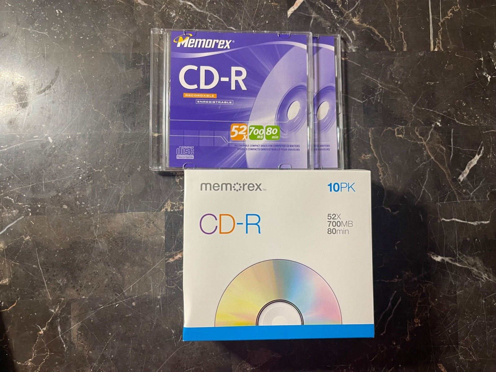 Memorex CD-R 700MB 80 Min 52X Speed 12 Sleeved Blank Disc Pack - New Sealed