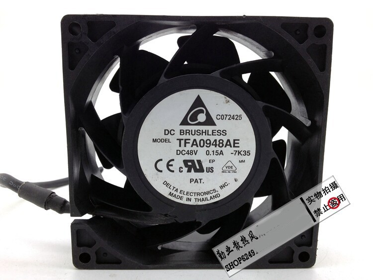 1PCS DELTA TFA0948AE 9038 48V 0.15A Industrial Waterproof and Dustproof Fan