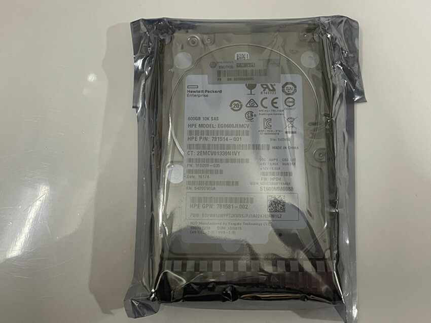 781577-001 781514-001 HP HPE EG0600JEMCV 600GB 12Gbps 10K SFF 2.5" SAS SC HDD