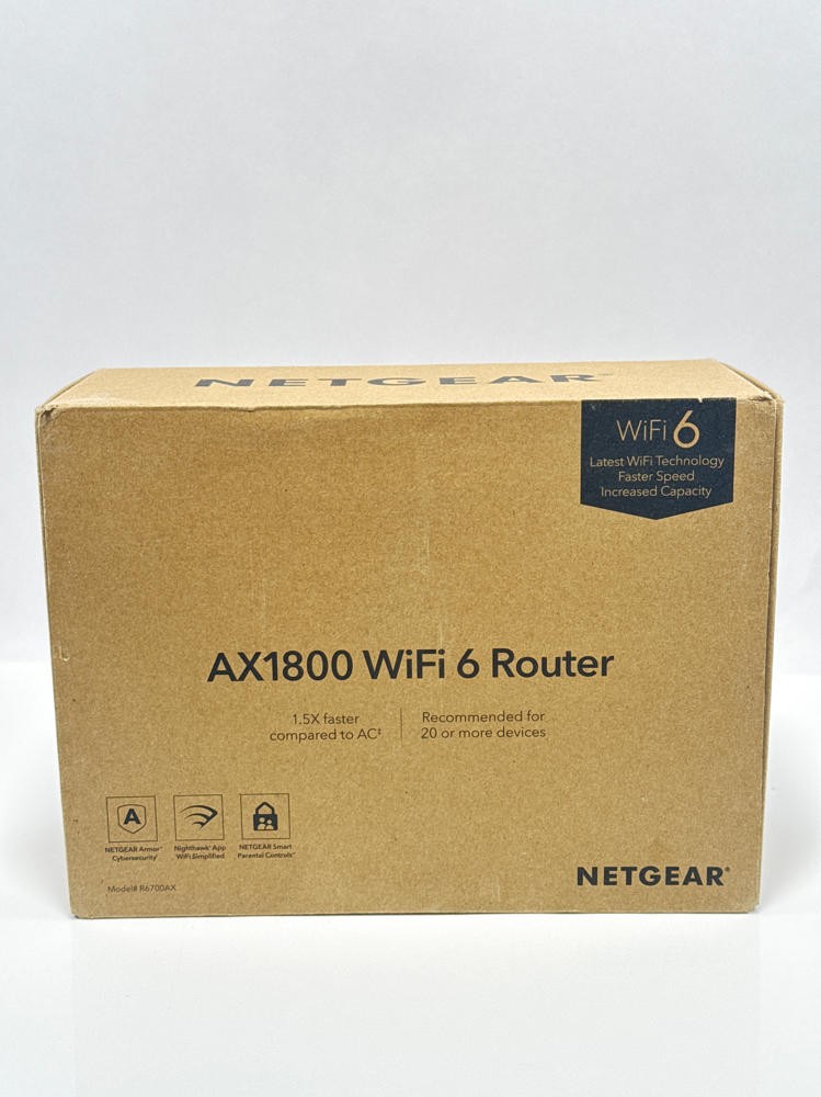 NETGEAR Nighthawk R6700AX AX1800 Dual Band WiFi 6 Wireless Router