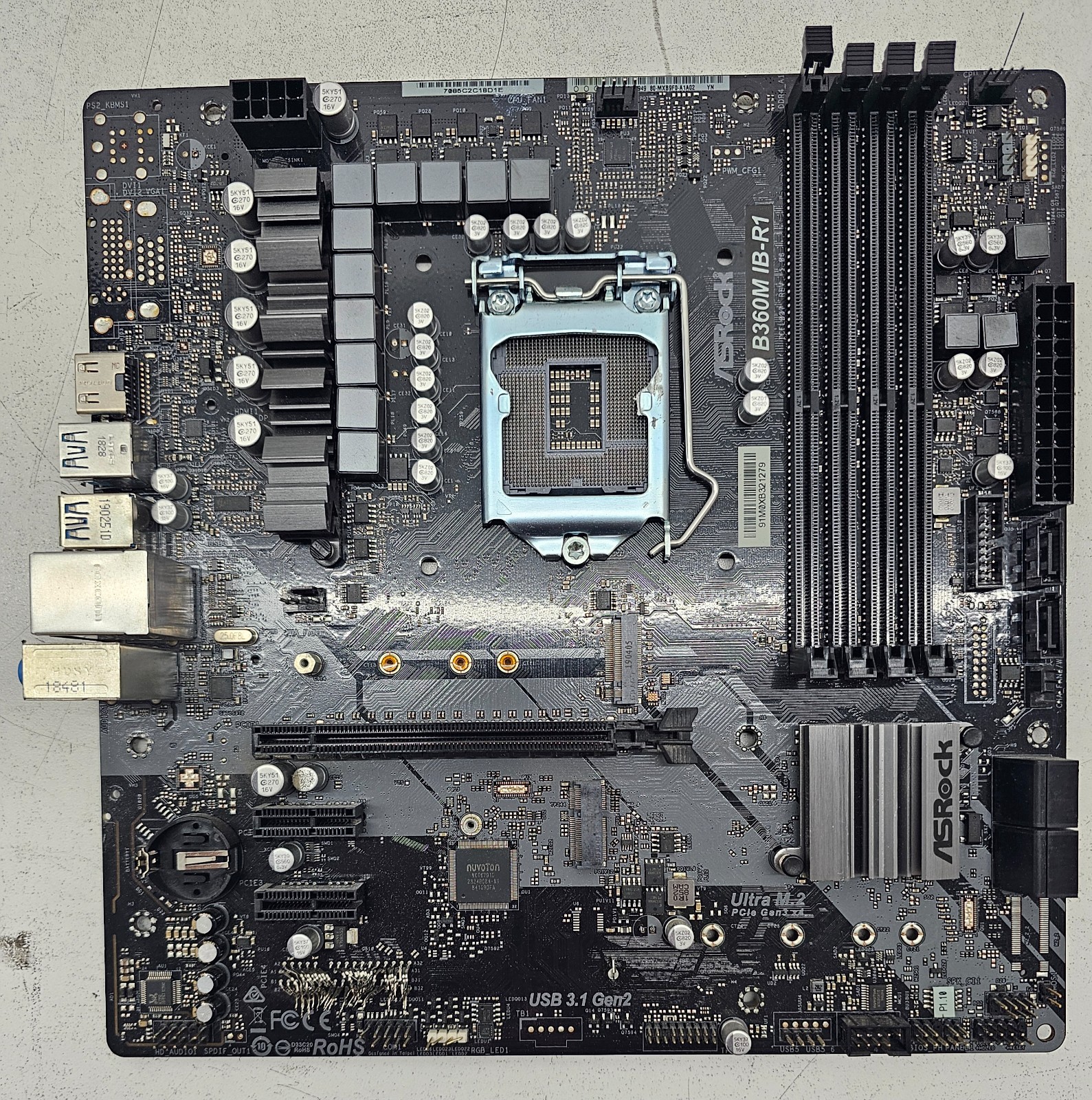 ASRock B360M IB-R1 LGA 1151 DDR4 Intel Motherboard (FL)