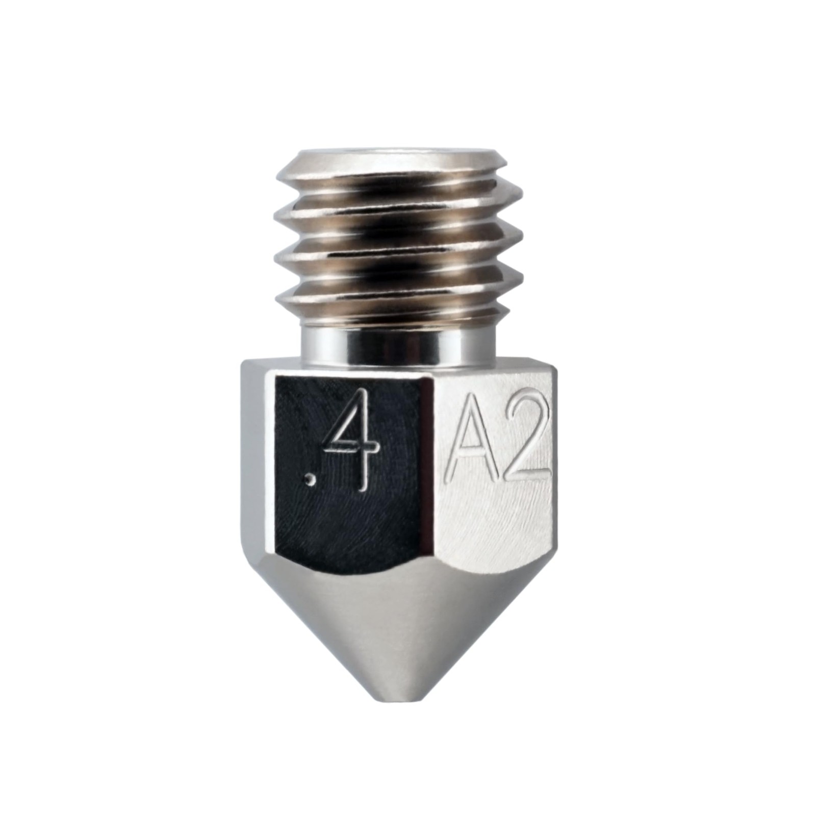 Micro Swiss MK8 Plated A2 Tool Steel Wear Resistant Nozzle (MakerBot