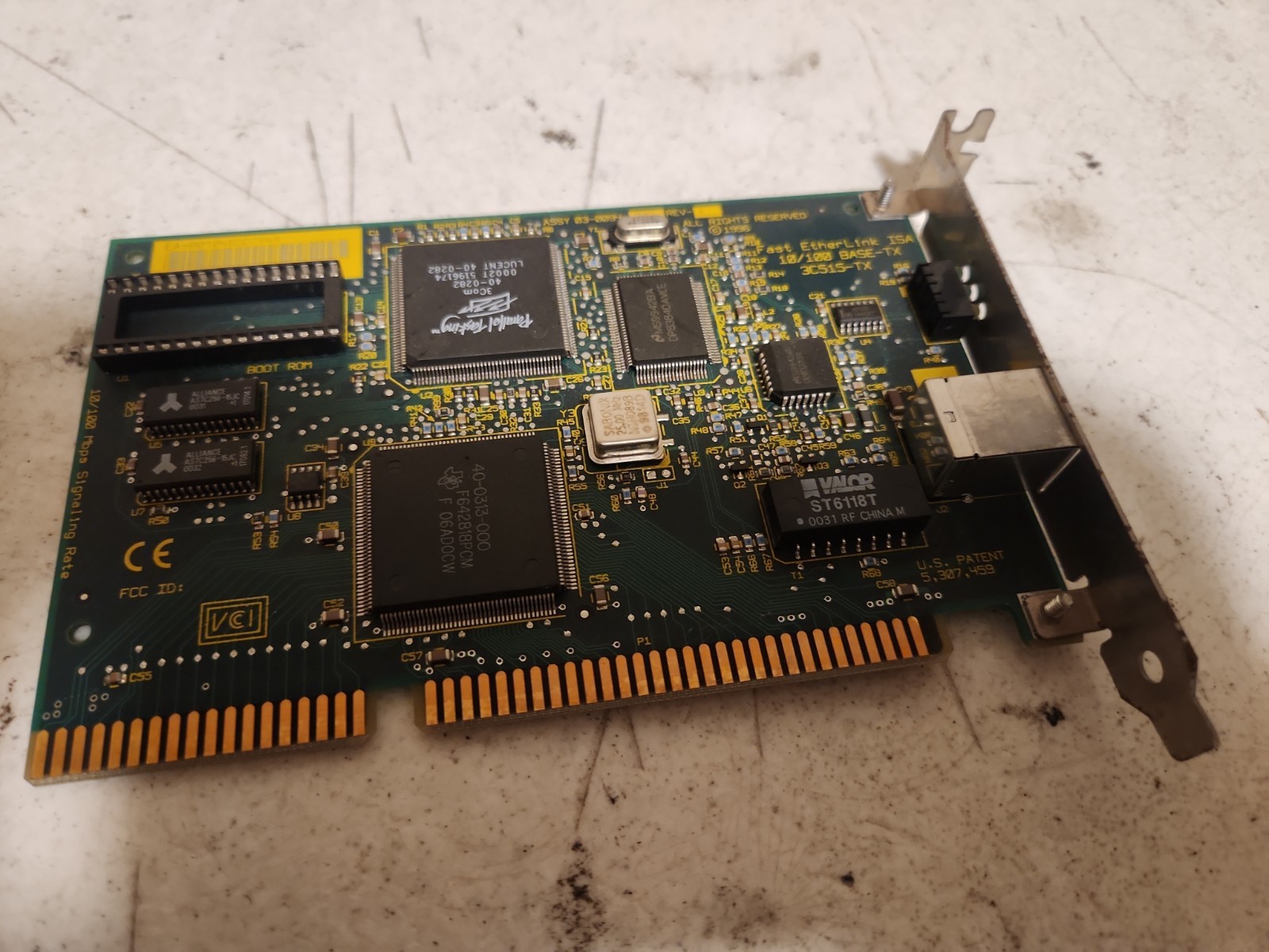 Vintage 3Com 3C515-TX 10/100 ISA Ethernet Fast Etherlink Card RARE