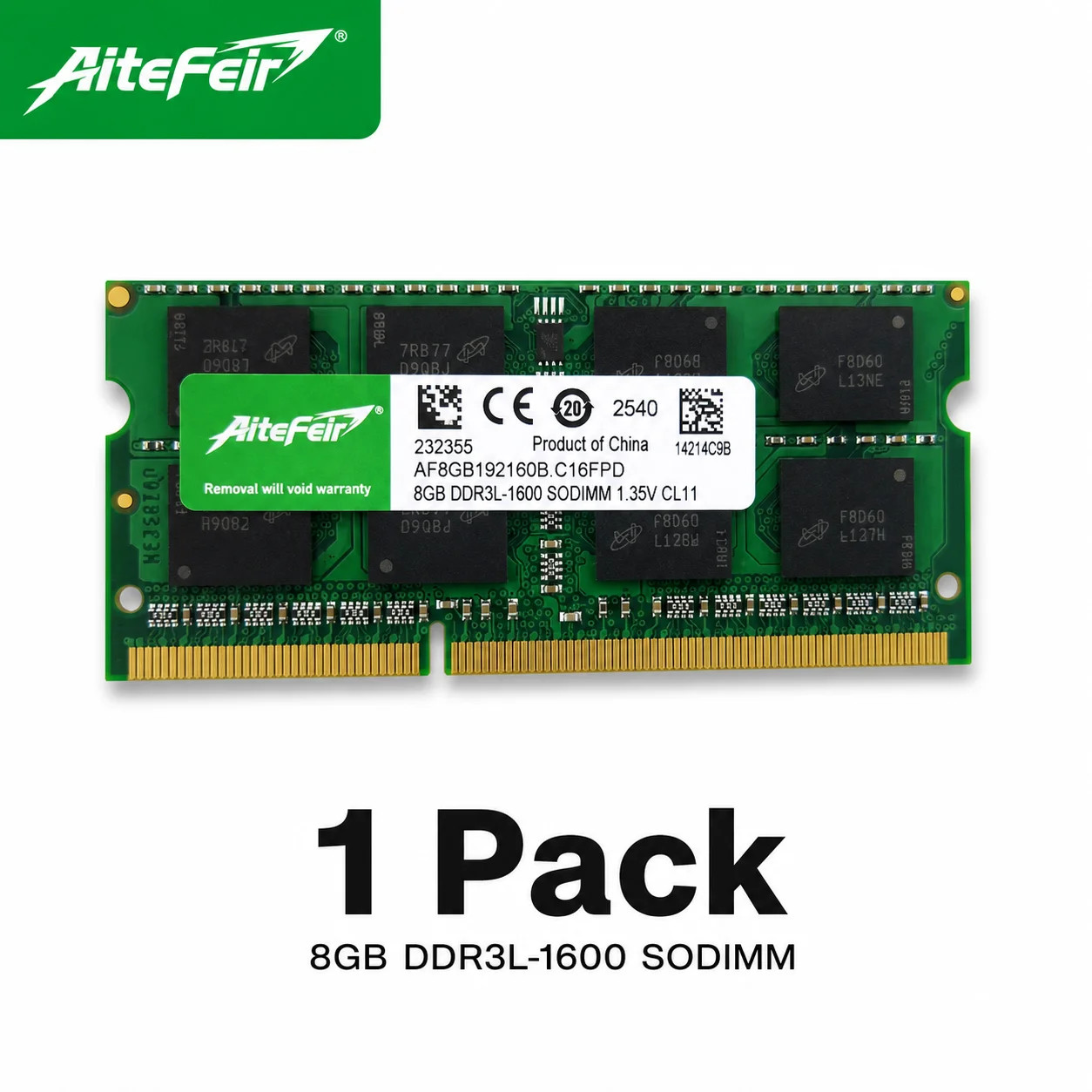 AiteFeir DDR3L RAM 4GB 8GB 1066 1333Mhz 1600MHz 1866mhz Ram Latpop Memory SODIMM