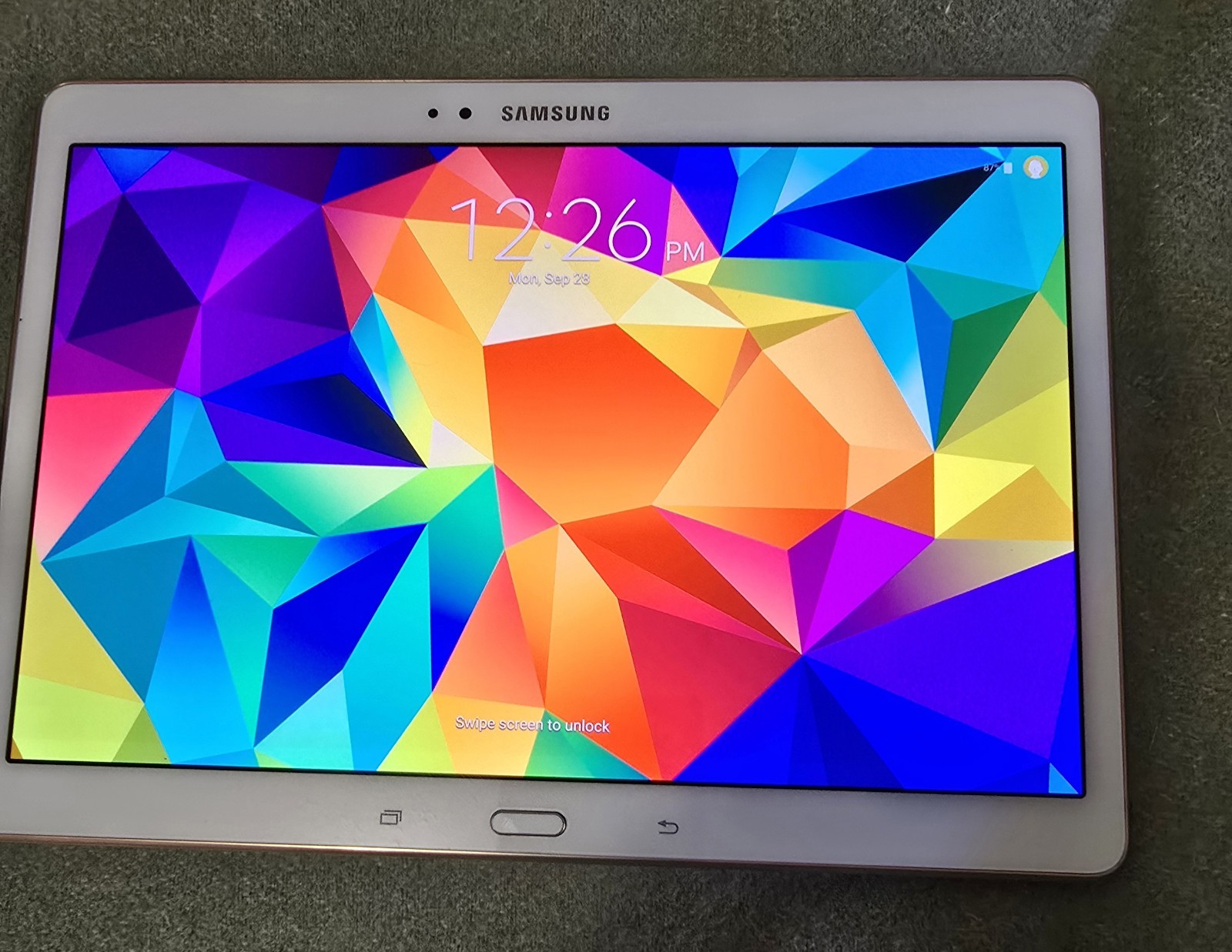 Samsung Galaxy Tab S SM-T800 - 16GB -  Wi-Fi - 10.5in Tablet - White