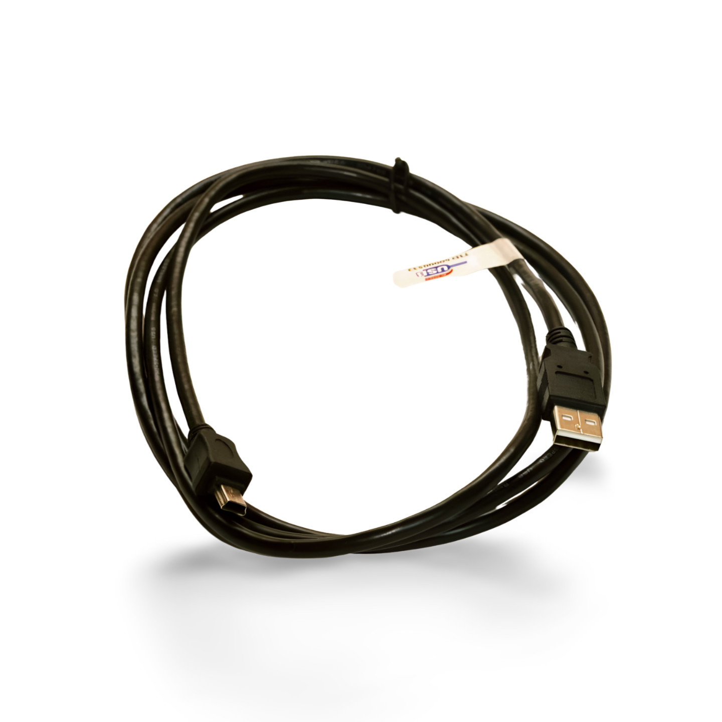 6ft USB Type A to Mini B 5 Pin Cable - Black