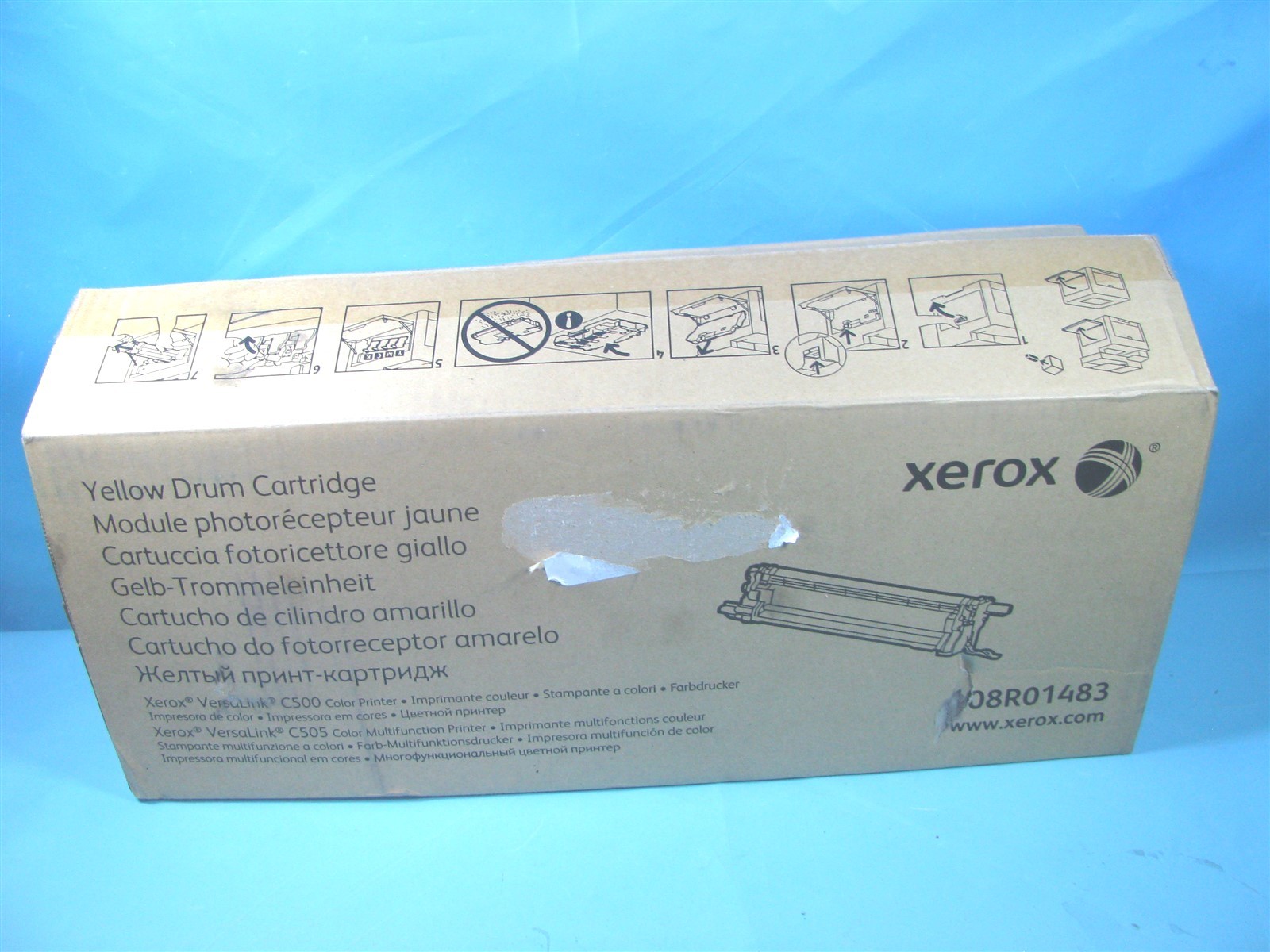 GENUINE XEROX YELLOW DRUM CARTRIDGE - 108R01483 - VERSALINK C500 C505 - NEW