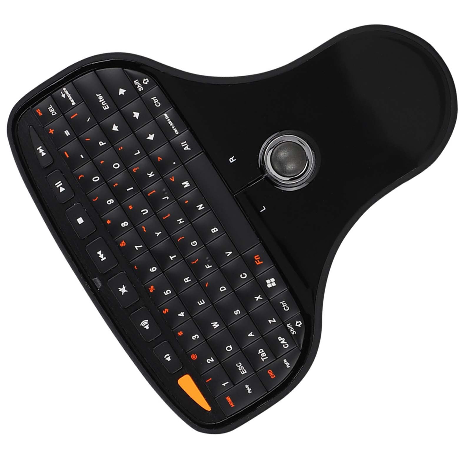 N5901 QWERTY Keyboard Trackball 2.4G Wireless Mini USB MultiMedia Keyboard AP9