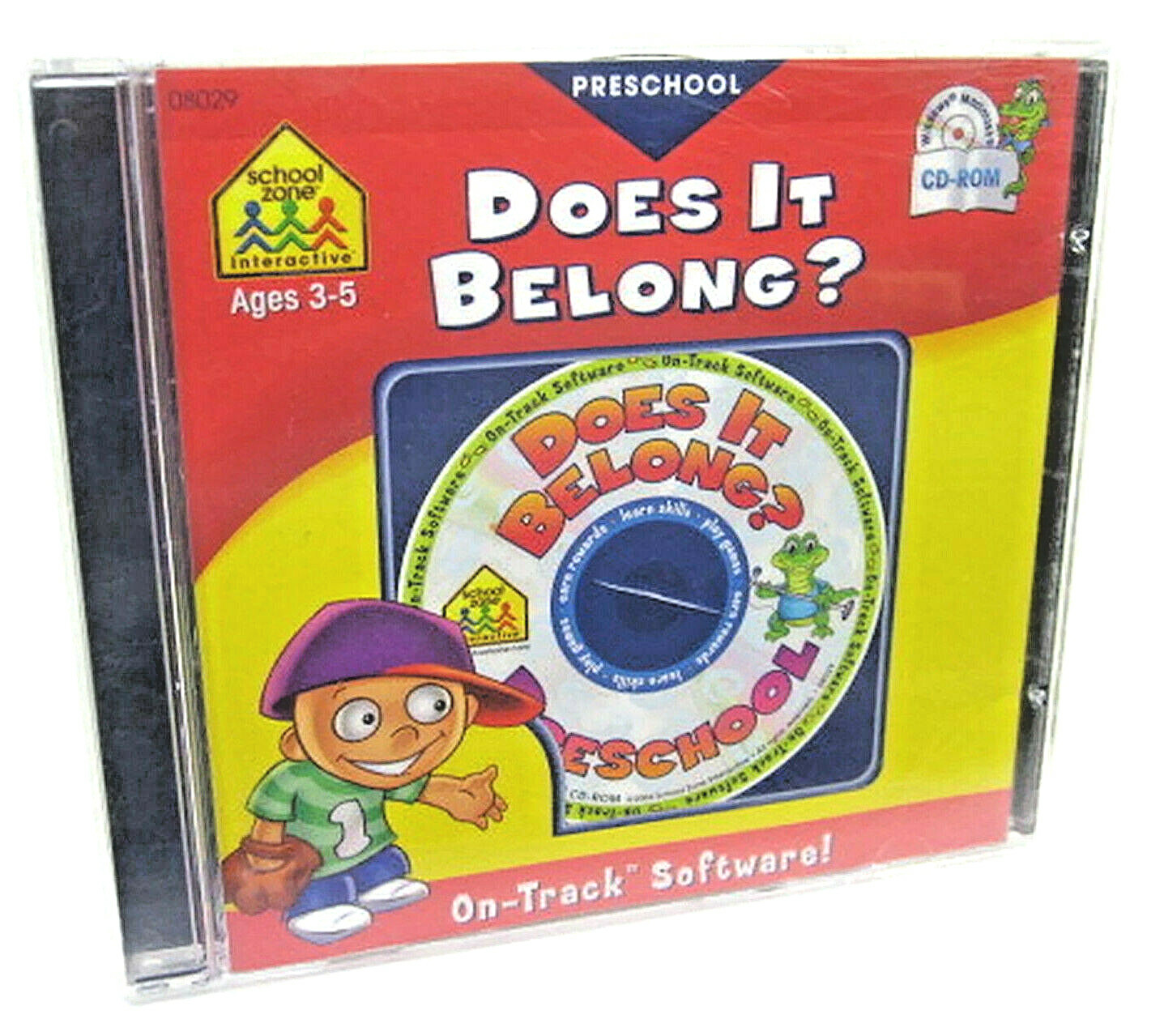 Does It Belong? Preschool Ages 3-5 School Zone Interactive CD-ROM (2004)