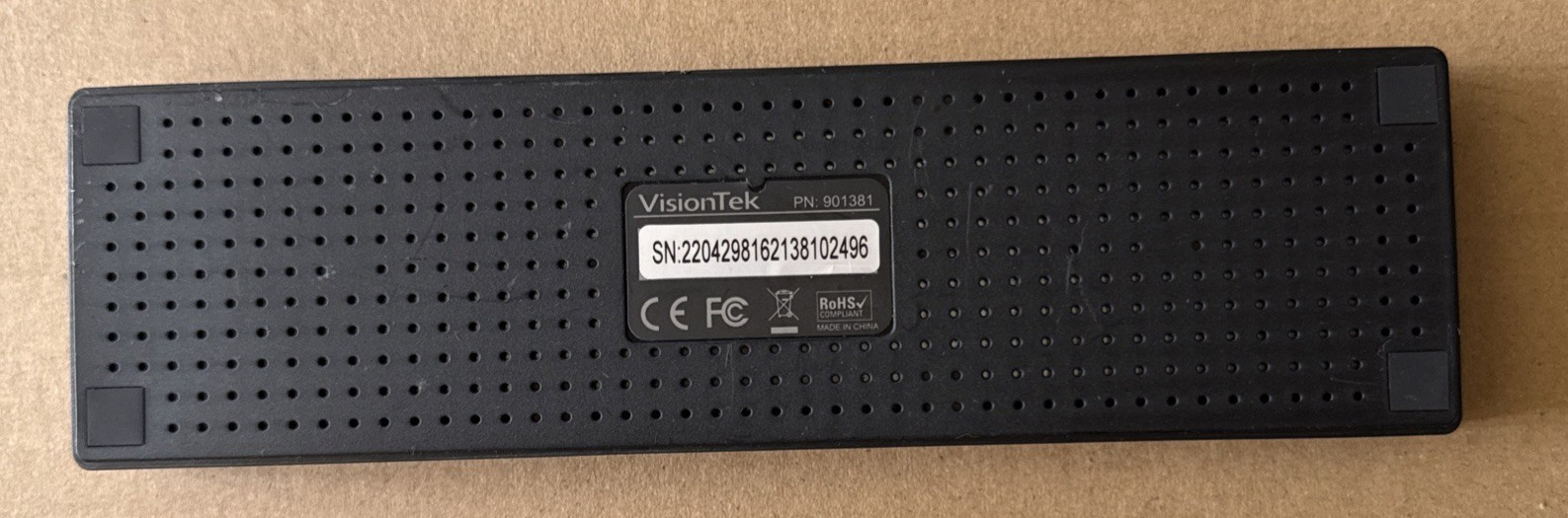 VisionTek VT4000 Dual 4K Universal Docking Station (P/N 901381)