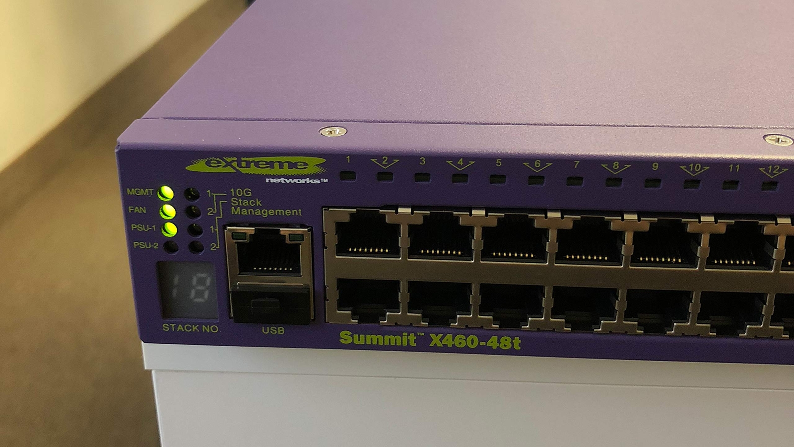 Extreme Networks Summit X460-48t Ethernet 48 Port Gigabit Switch ‎17.5x17"x1.73"