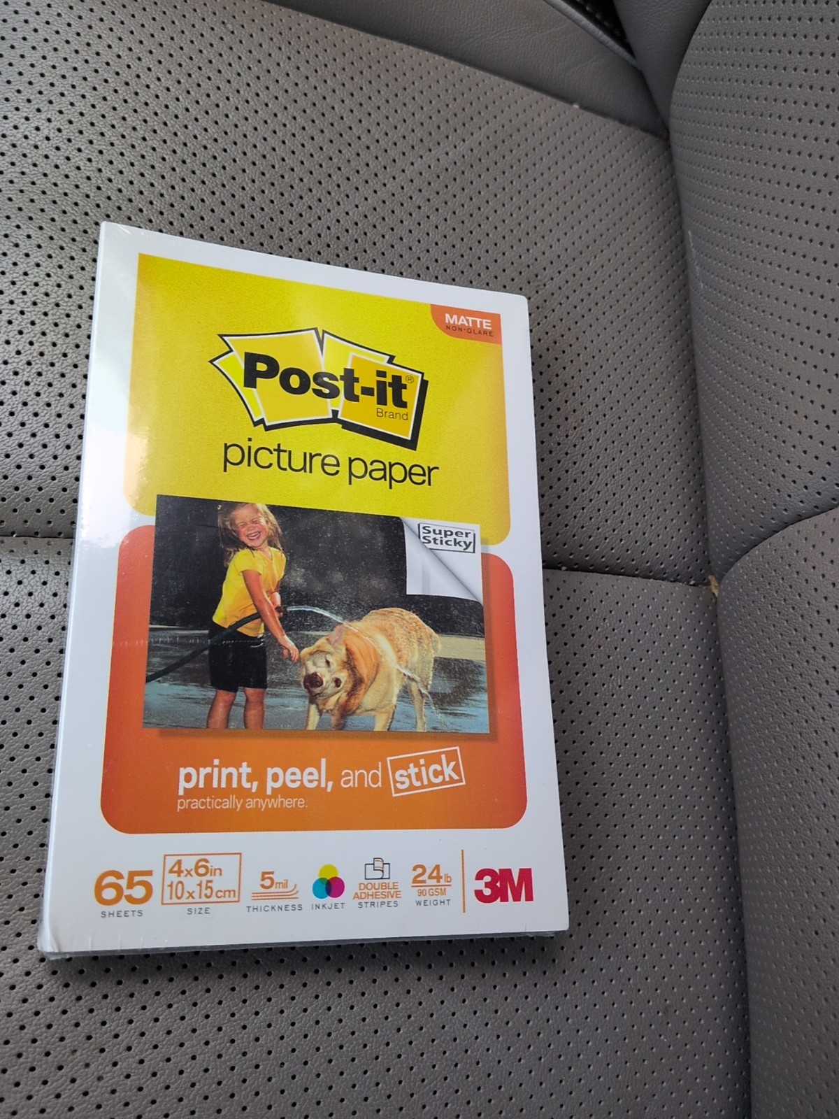 Post-it 8-1/2 x 11 Picture Paper, Matte Finish, 20 Sheets/Pack, New Unopened