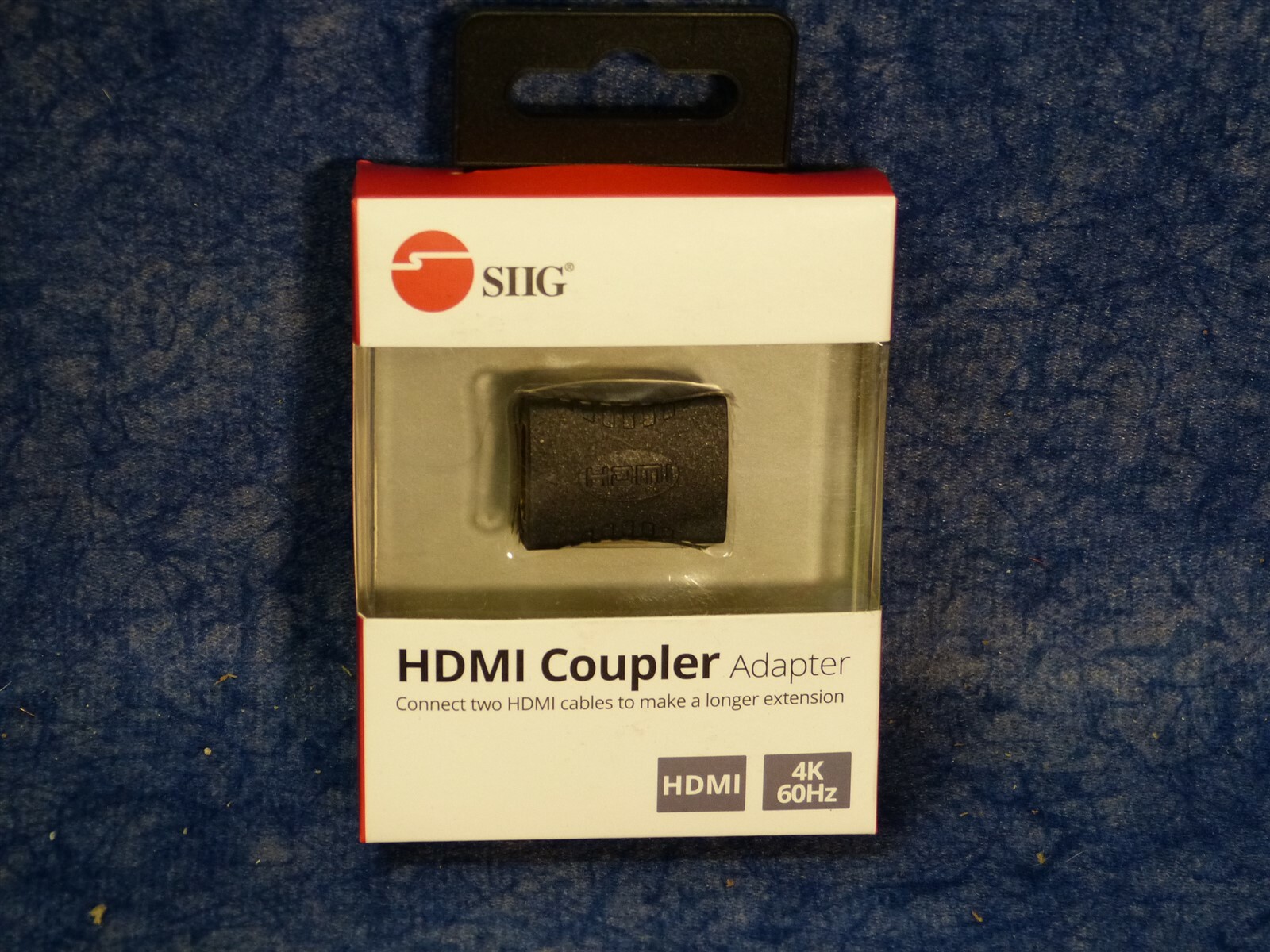 SIIG HDMI Coupler Female / Female 4K/60 BVL1848X CE-H22H12-S1 (BN504)