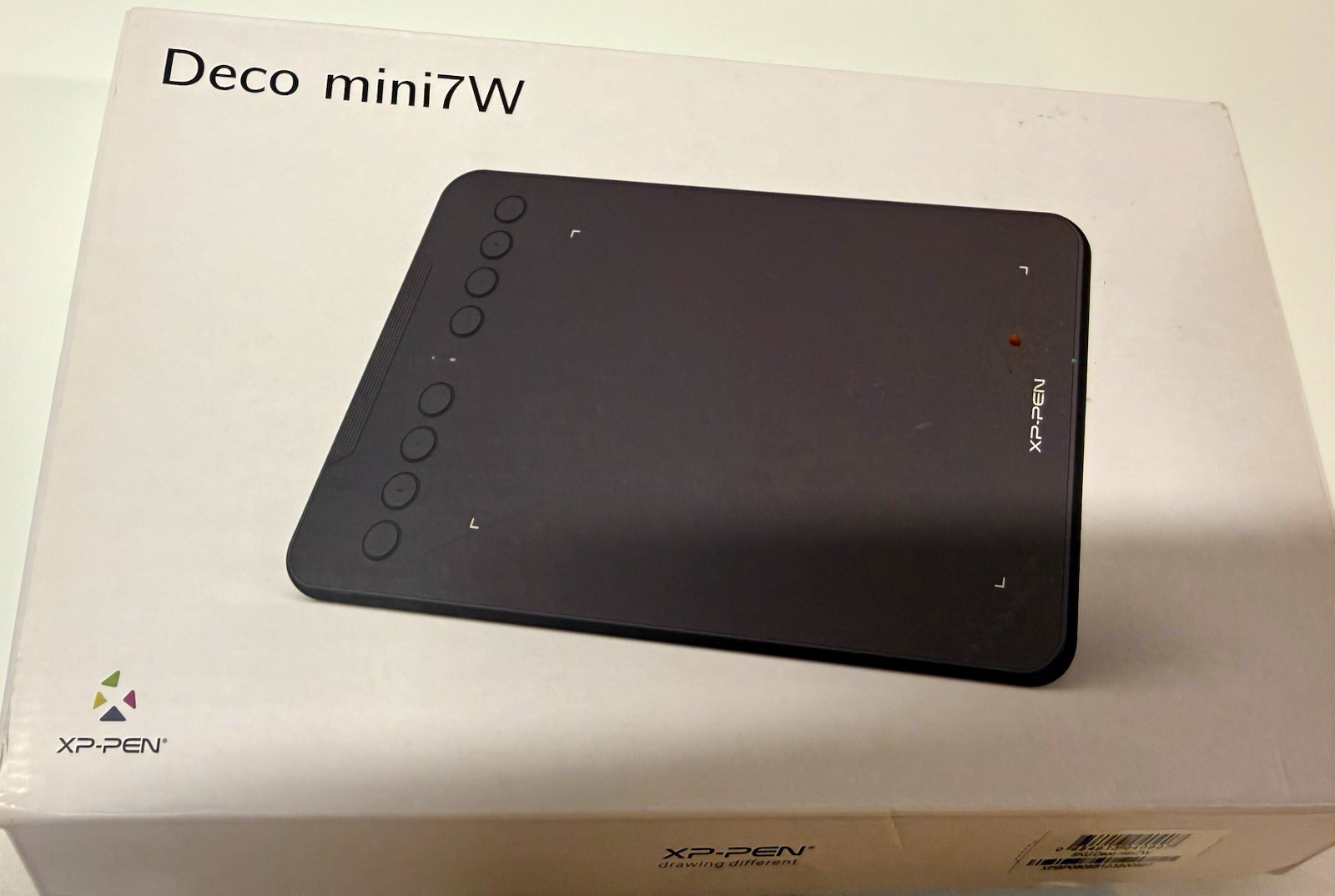 XP-PEN Deco mini7W Wireless Graphics Drawing Tablet with Stylus & Accessories
