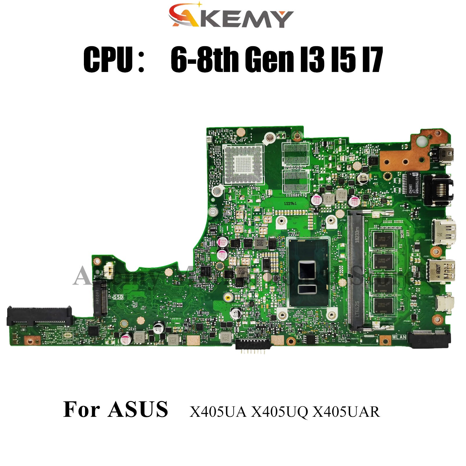 X405UAR Motherboard For ASUS S405U A405U S4100U X405UA X405UQ Mainboard W/CPU