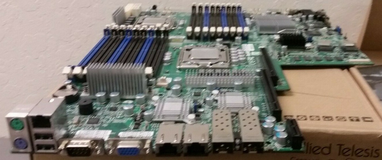 Supermicro X8DTU-6TF+ LGA1366 DDR3 Server System Motherboard 2x Intel E5645 CPU