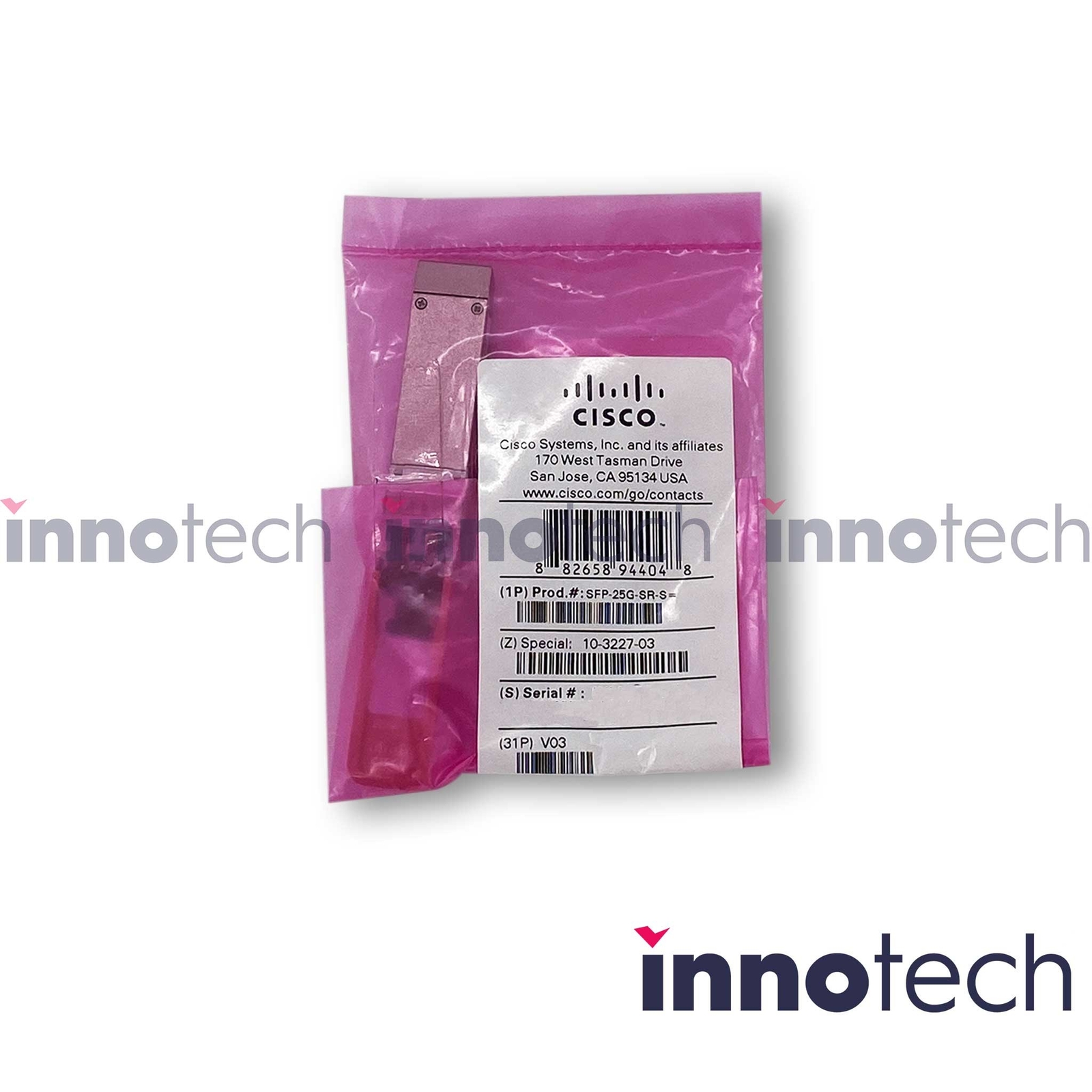 Cisco SFP-25G-SR-S 25 Gigabit-25GBase-SR- LC multi-mode-up to 328 ft New Sealed
