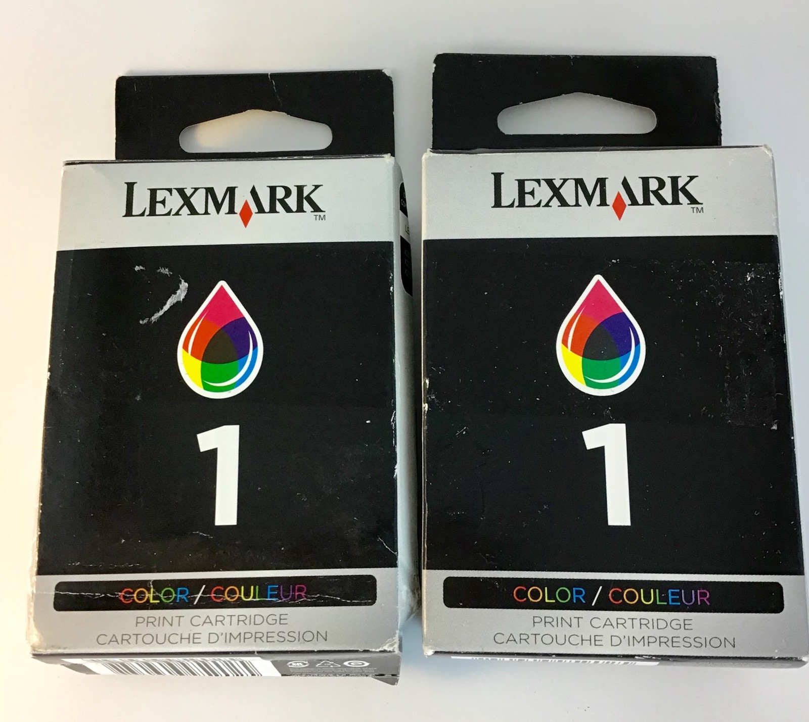  BRAND New Genuine Lexmark 1  COLOR, ink Cartridge 
