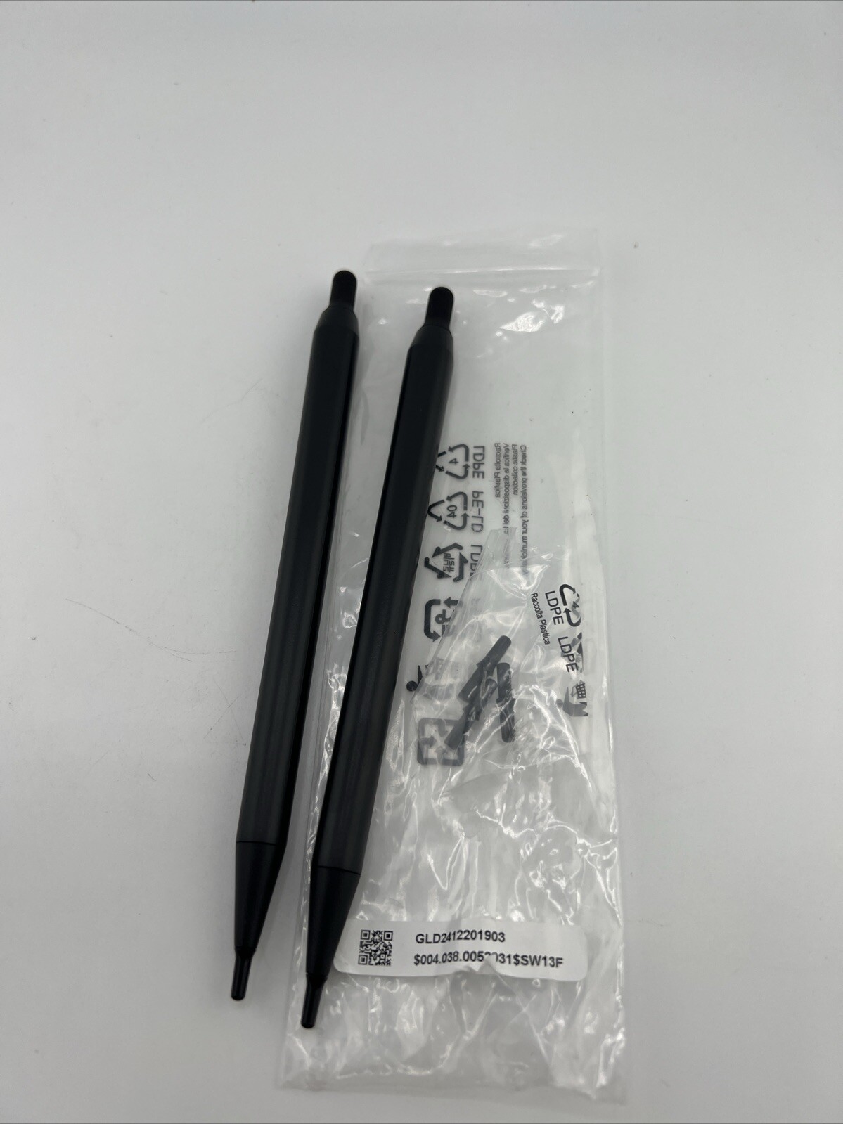 EUNIVON Stylus Pens Black 2 Pk with Extra Tips