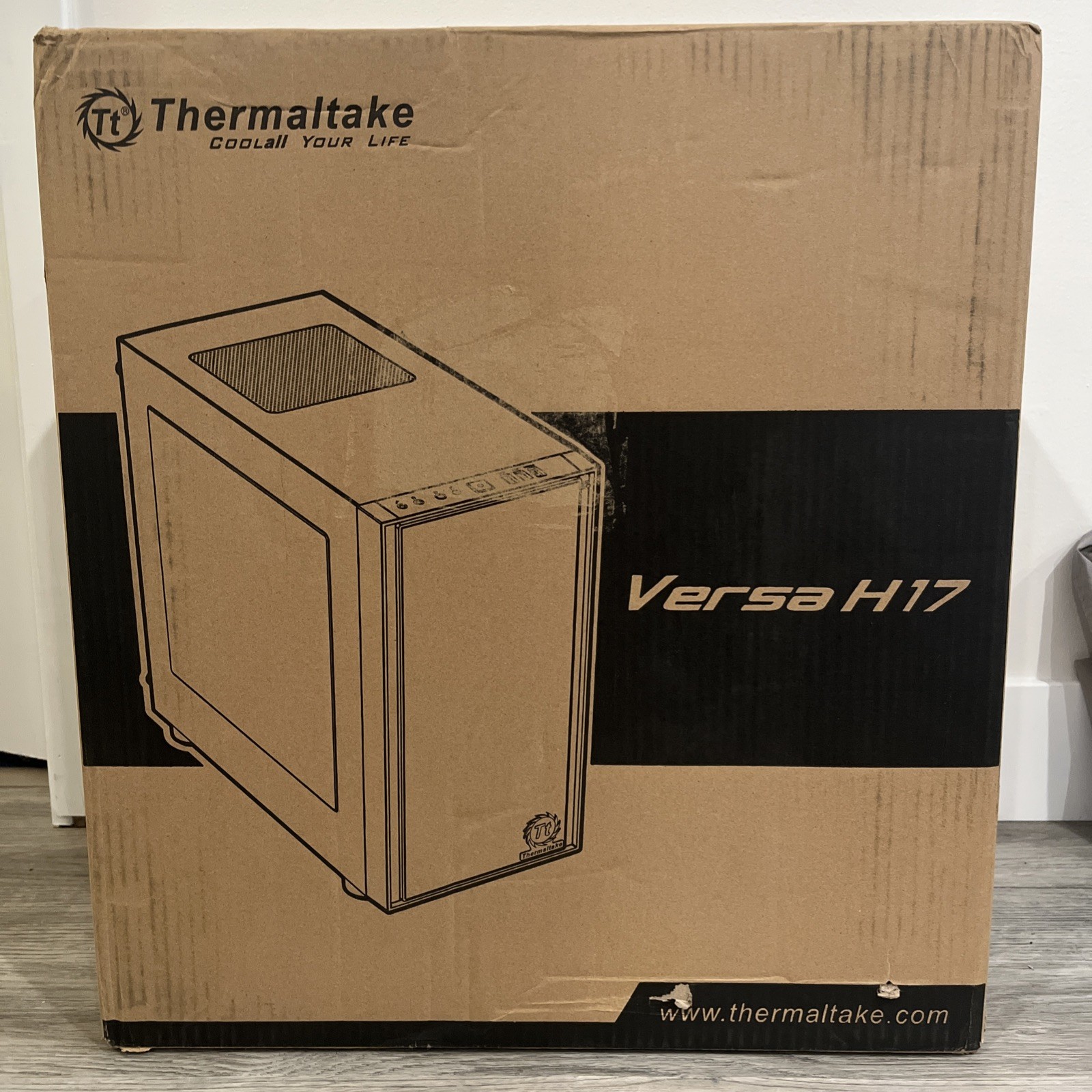 Thermaltake Versa H17 Micro ATX Black Case CA-1J1-00S1NN-00PU001549