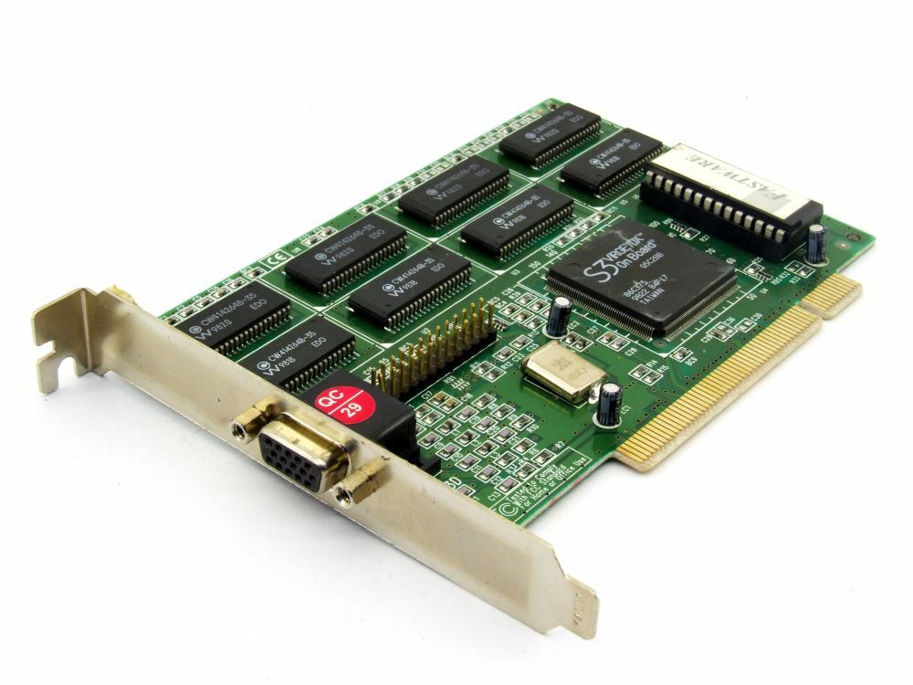 FastWare VC963C-3D S3 ViRGE/DX On Board 4MB EDO RAM PCI VGA Graphics Card 86C375