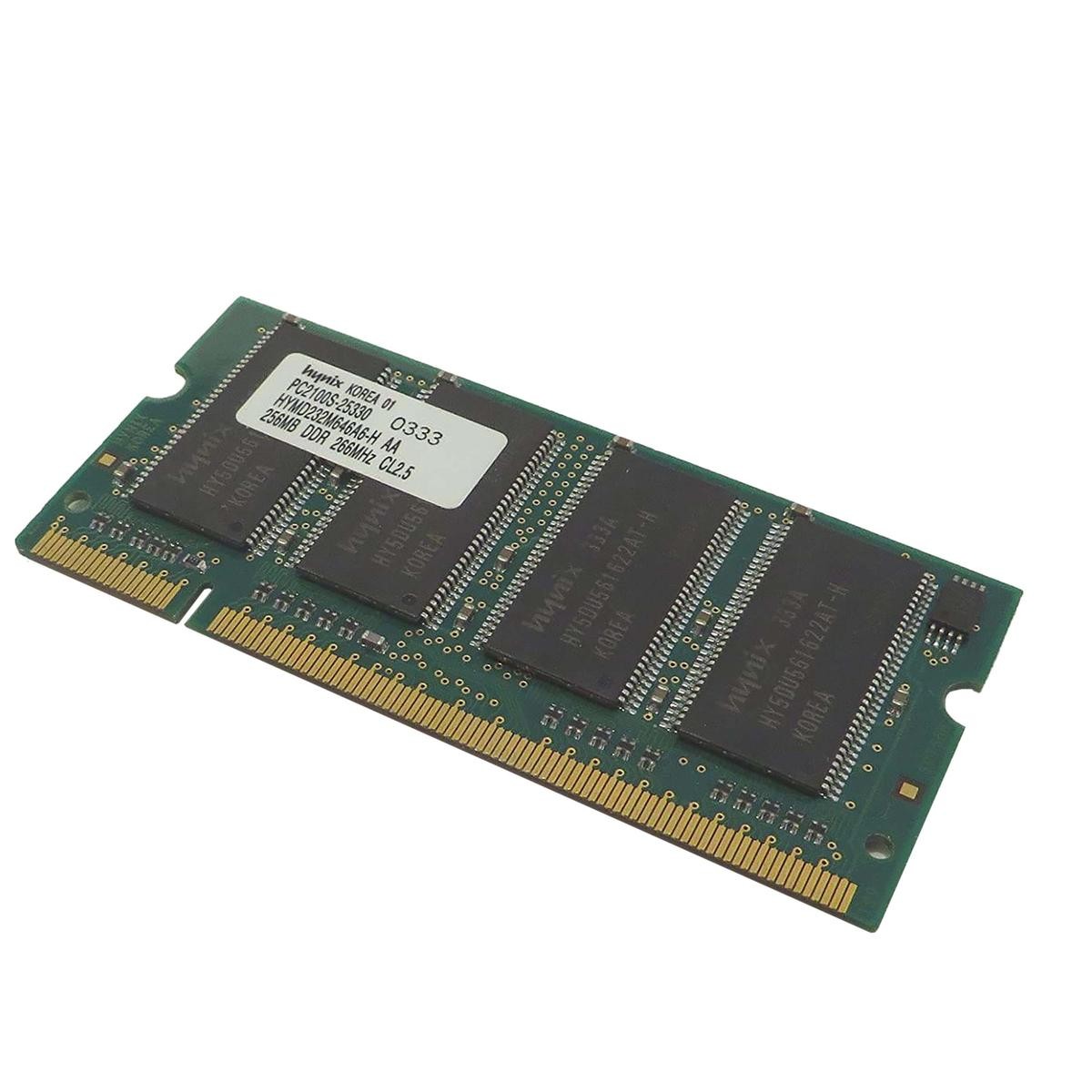 Hynix Hymd232m646a6-h Aa 256mb 266mhz Ddr Ddr1 Sodimm Bank Module Ram Pc_