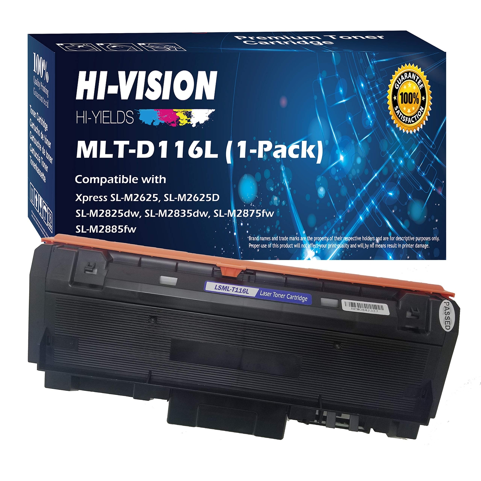 HI-VISION HI-YIELDS Compatible Toner Cartridge Replacement for MLT-D116L MLTD...