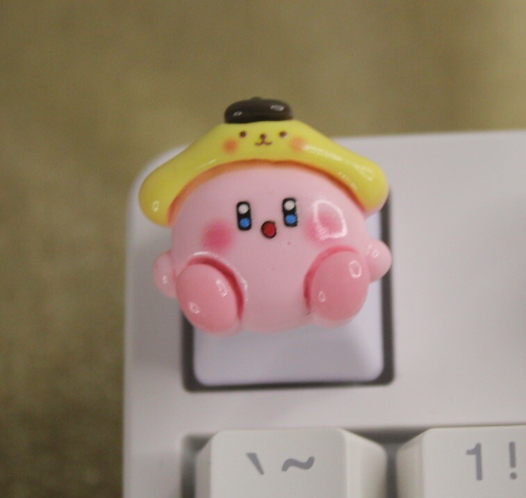 Sanrio Pompompurin Keycap Hello Kitty Kirby  Keycap R4 - 1pc